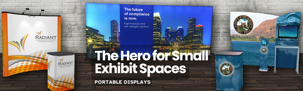 Portable Displays: The Hero for Small Exhibit Spaces
