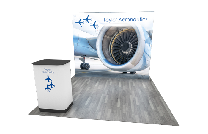 10' Bemidji SEG Backlit Graphic Extrusion Rental w/ Counter Conversion (RT88886)