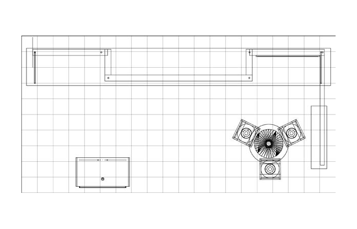 20' Breckenridge Backlit Rental Display w/ Return Wall and Counter (RT87339)