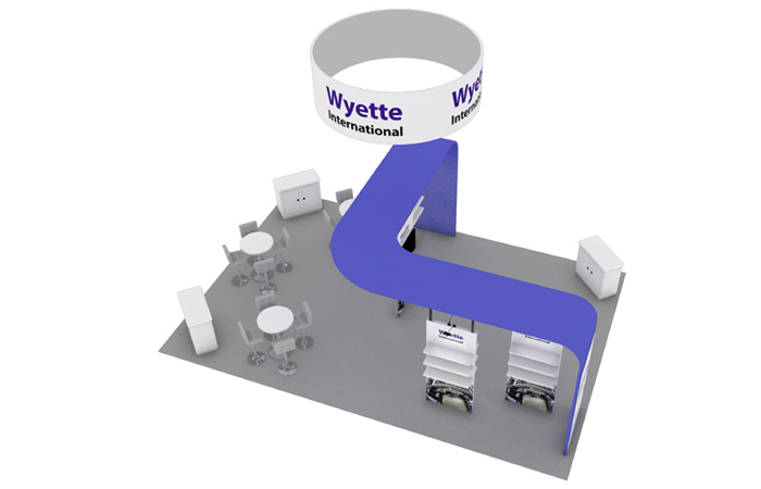 30' Hugo Island Rental w/ Shelving, Counters, & Hanging Structure (RT88069)