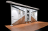 20' Inspire SEG Tension Fabric Display w/ Flat Downlit Canopy (AB3032N)