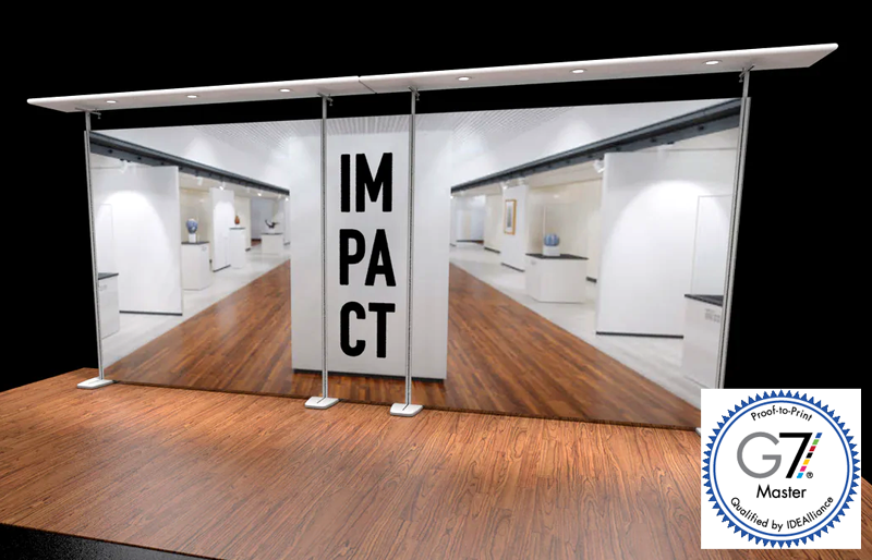 Graphic Refresh - 20' Inspire SEG Fabric w/ Pillowcase Canopy (AB3032N-GR)