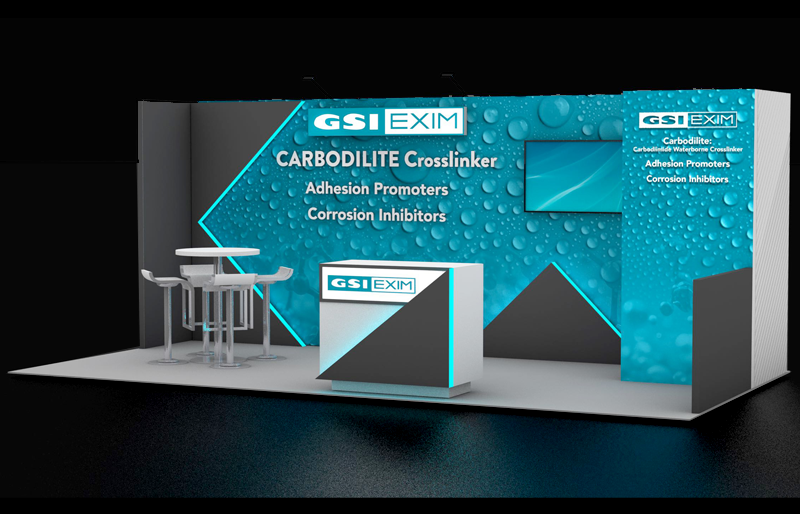 10' x 20' DesignLine Display w/ Walk-In Storage and EdgeLit Accents (ID0524)