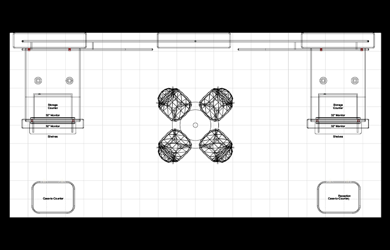 10' x 20' Portable Backlit Exhibit w/ Fabric Arches and Dual Monitor Kiosks (ID0545)