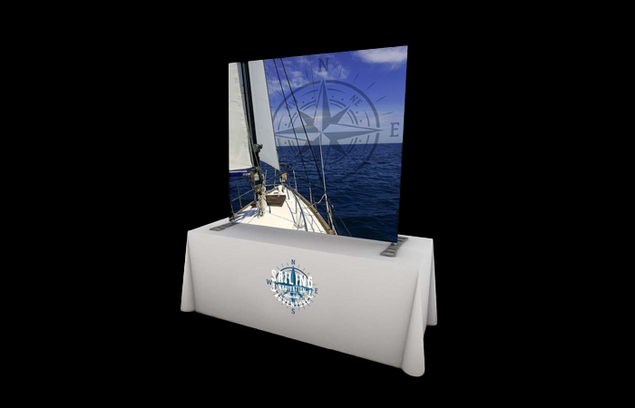 5' Spice Flat Pillowcase Rental Tabletop w/ Throw (RTAN21026NR)