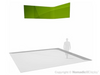 10' Corner Double-Sided Fabric Banner Hanging Sign (AB0324N)