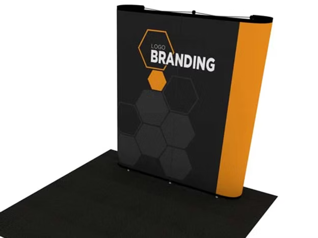 7' Instand Flat Magnetic Inkjet Pop-up Display w/ Endcaps (AB2017N)