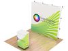 8' FabriMural Velcro Tension Fabric Pop-up w/ Counter (AB2049N)