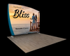 10' FabLite Macaroon Bowed Angled Double-Sided Backlit Exhibit (AB2077N)