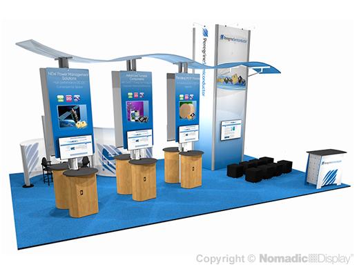 30' DesignLine Custom Island Exhibit