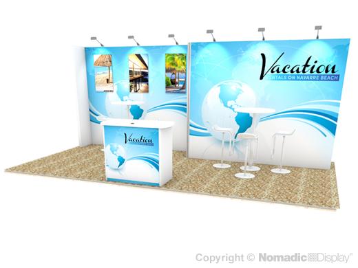 20' Modular VersaWall Exhibit Display